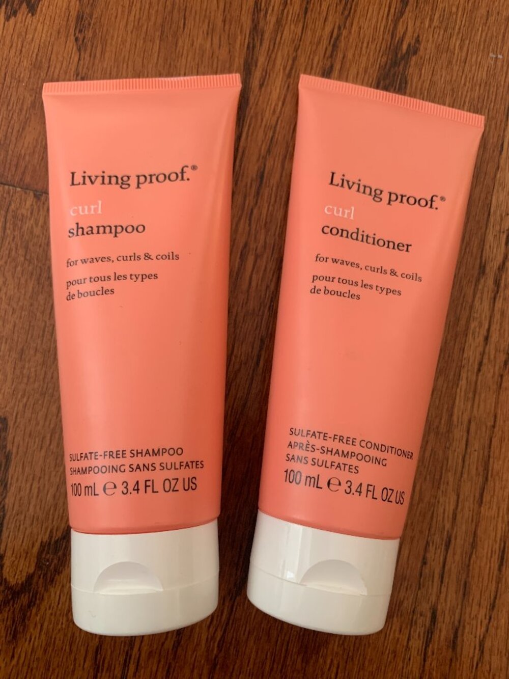 BNWOB Living Proof Curl Shampoo & Conditioner Lot | 3.4 Fl Oz. / 100ML